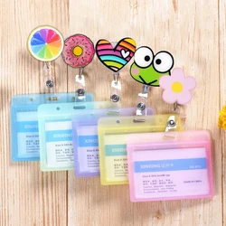 New Nurse Retractable Card Holder Name Badge Holdestudents Work Bank Credit Card Students Bus Case With Lanyard