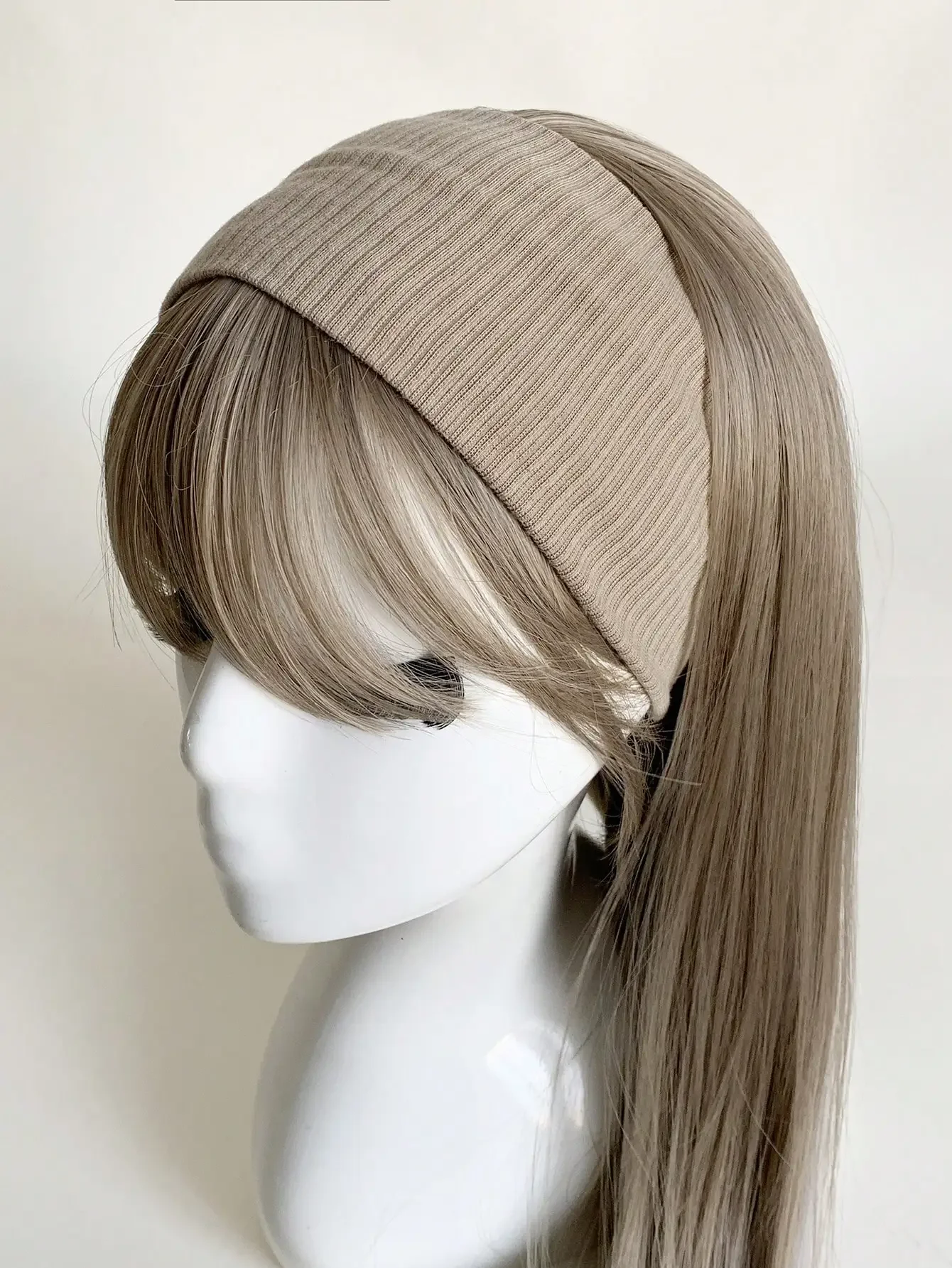 

Minimalist Knitted Headband Unisex Sporty Hairband Soft Elastic Hair Accessory For Women