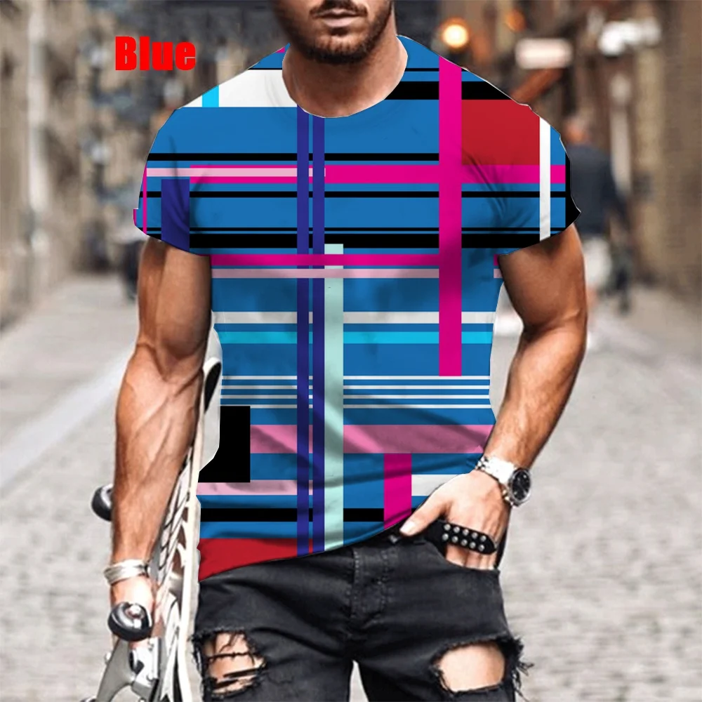 New Summer Hot Sale Square Men\'s/women\'s Fashion Slim T-shirt 3D Printing T-shirt Short-sleeved T-shirt