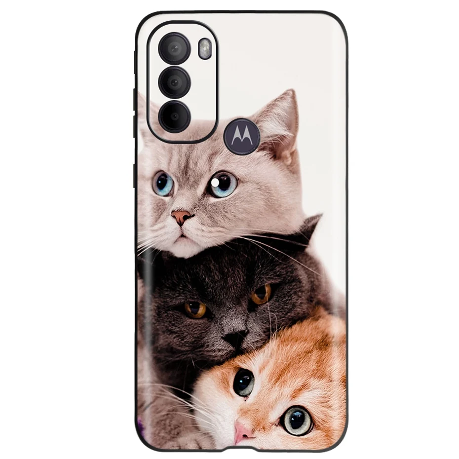 For Motorola Moto G31 Phone Case Fashion Printing Soft TPU Cover For MOTO G31 2022 Motog31 G 31 4G Black Silicone Cases