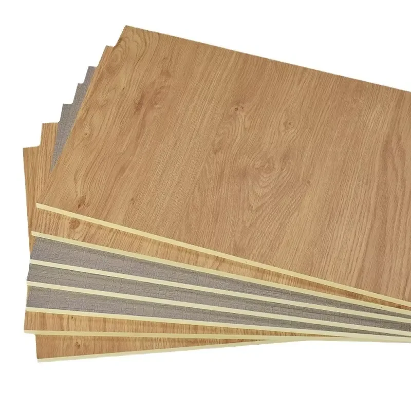 PVC Stone Plastic Laminate Unpainted Board Printing Modern Gold Leaf Pattern Fireproof Waterproof Backdrop UV 7.10