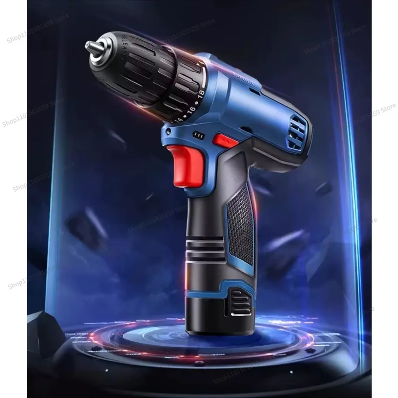 For Electric Drill Electric Screwdriver Household Impact Drill Electric Rotary Pistol Drill Dongcheng Brushless Lithium Battery