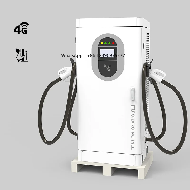 

Factory CE Certified 60KW 120KW OCPP Commercial EV DC Fast Charging Station CCS2 Floor-Mounted Charging Pile with EV Charger