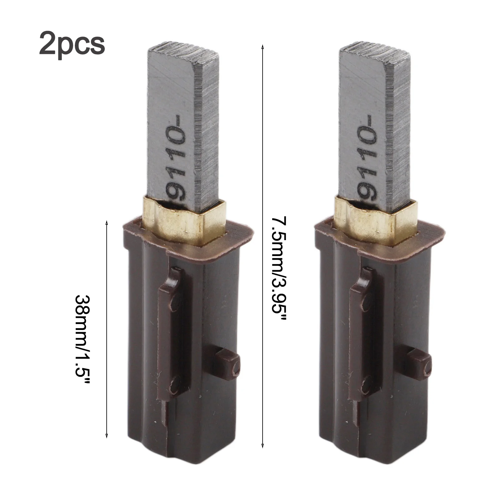 2pcs Carbon Brush Vacuum Cleaner Carbon Brushes Spare Parts Replacement For Electric Motors Rotary Tool For HENRY for hetty A015