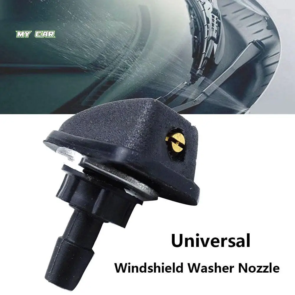 

Universal Water Spray Jets Fan Shaped Wiper Washer Jet Exterior Accessories Car Accessories Windshield Washer Nozzle