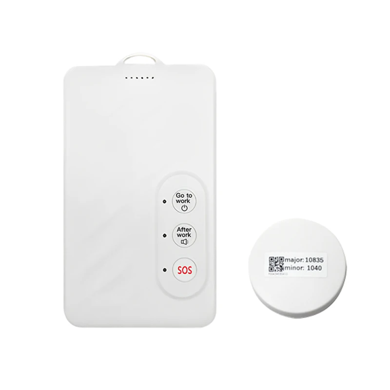 Staff Employee Safety GPS/GPRS/GSM/WiFi/LBS RTLS Location Solution PC Android APP 1 Year Warranty SOS Function ID Card Beacon