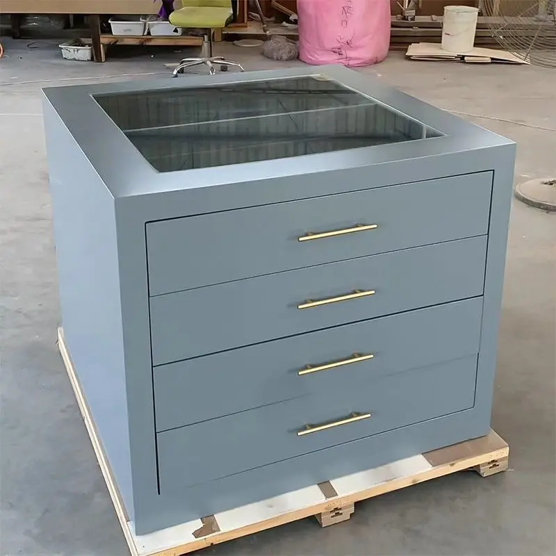 Cabinet, wardrobe,storage cabinet, jewelry counter, clothing store, double-sided cabinet, jewelry display cabinet, paint island