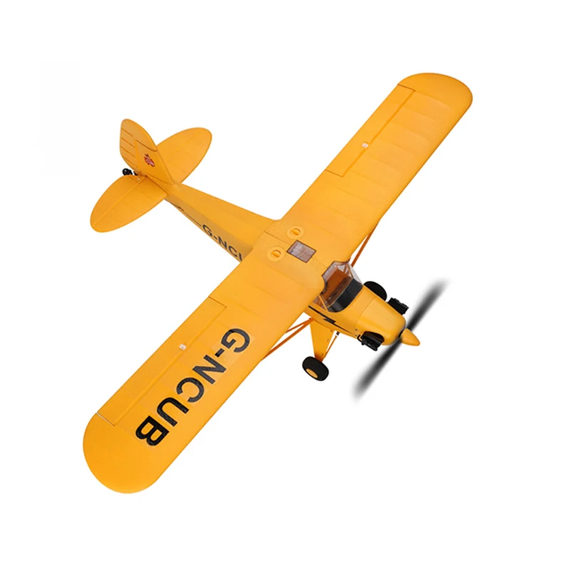 Top 5CH J3-CUB RC Airplane RTF EPP RC 1406 Brushless Motor WLtoys A160 Upgrad 3D/6G System With Night LED Kit For Adult Gift