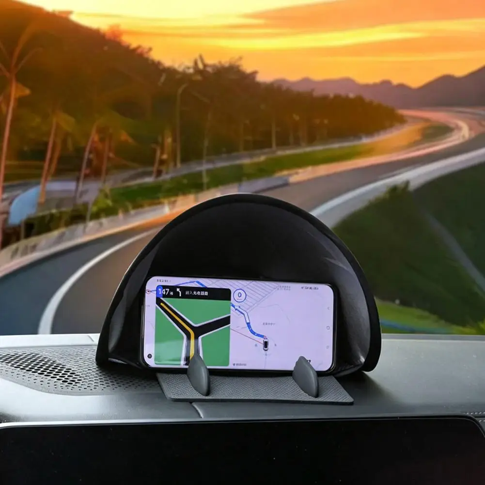 Car Phone Sunshade Folding Anti-Glare Heat Resistant Shield Car Phone Sun Shield for Automotive SUV Dashboard Driving Navigation