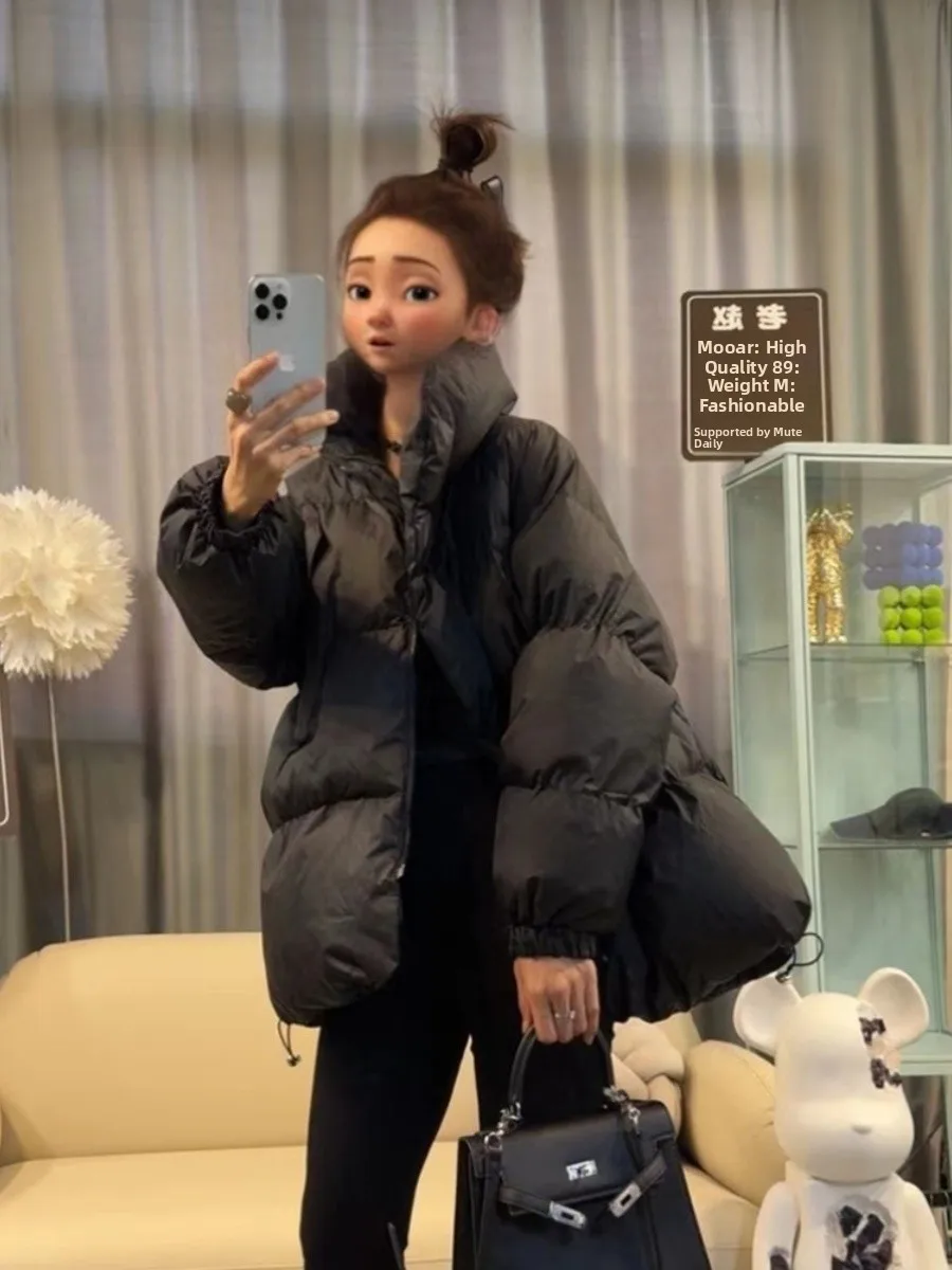 

Осенне-зимнее утепленное длинное хлопковое пальто-куртка с прочной молнией, воротником-стойкой, стеганое, теплое, женская верхняя одежда