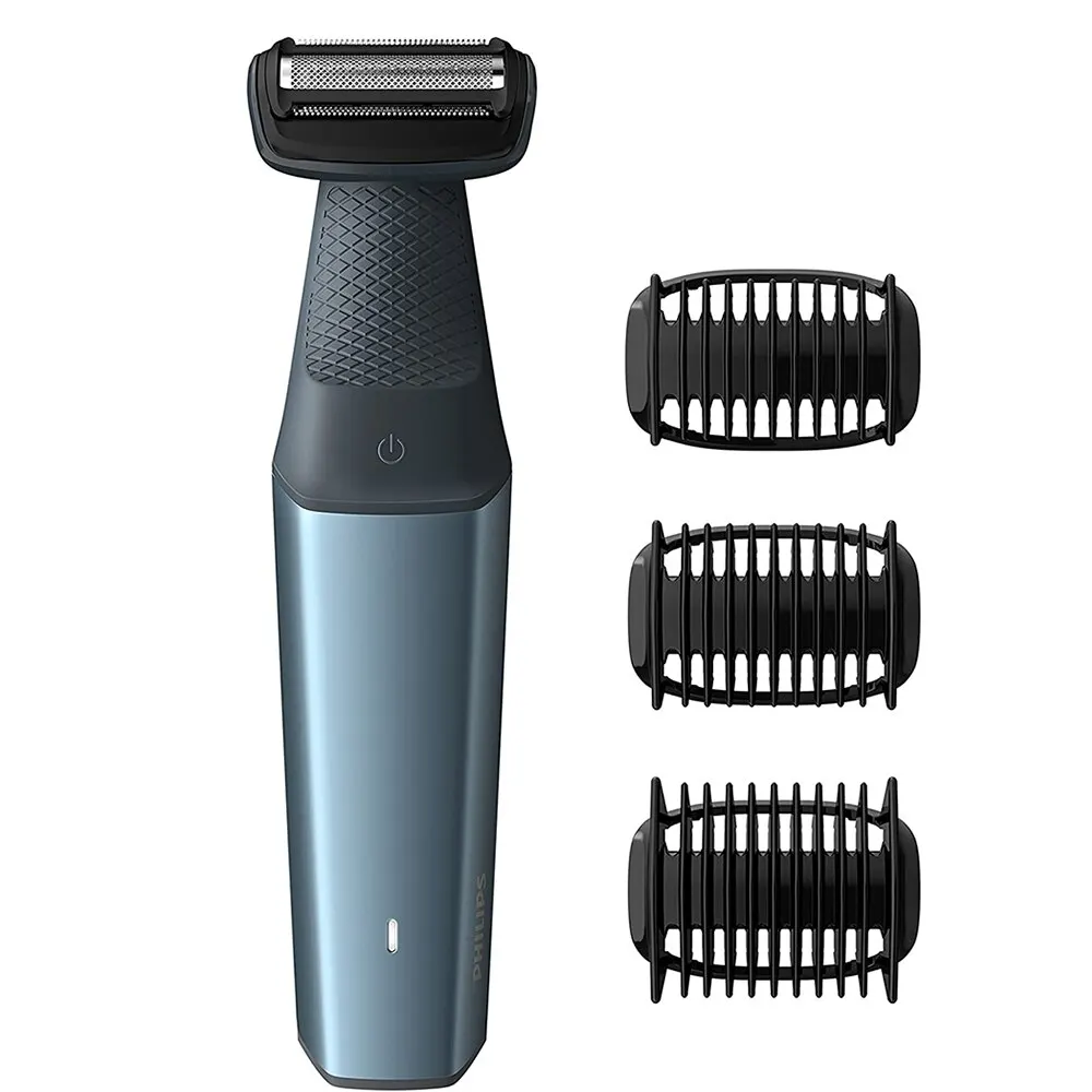 Original PHILIPS BG3015/15 wet dry wireless body grooming set removable comb body hair trimmer shower body