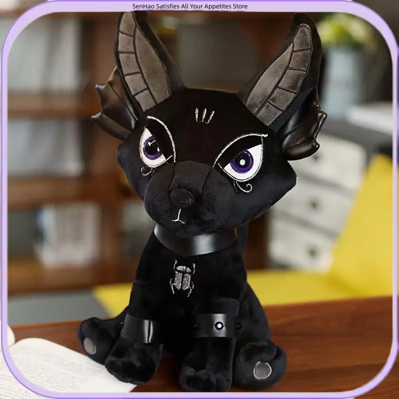 Gothic Plush Toys Dark Alternative Creepy Cute Animal Dolls Black Style Halloween Gift for Alternative Collectors