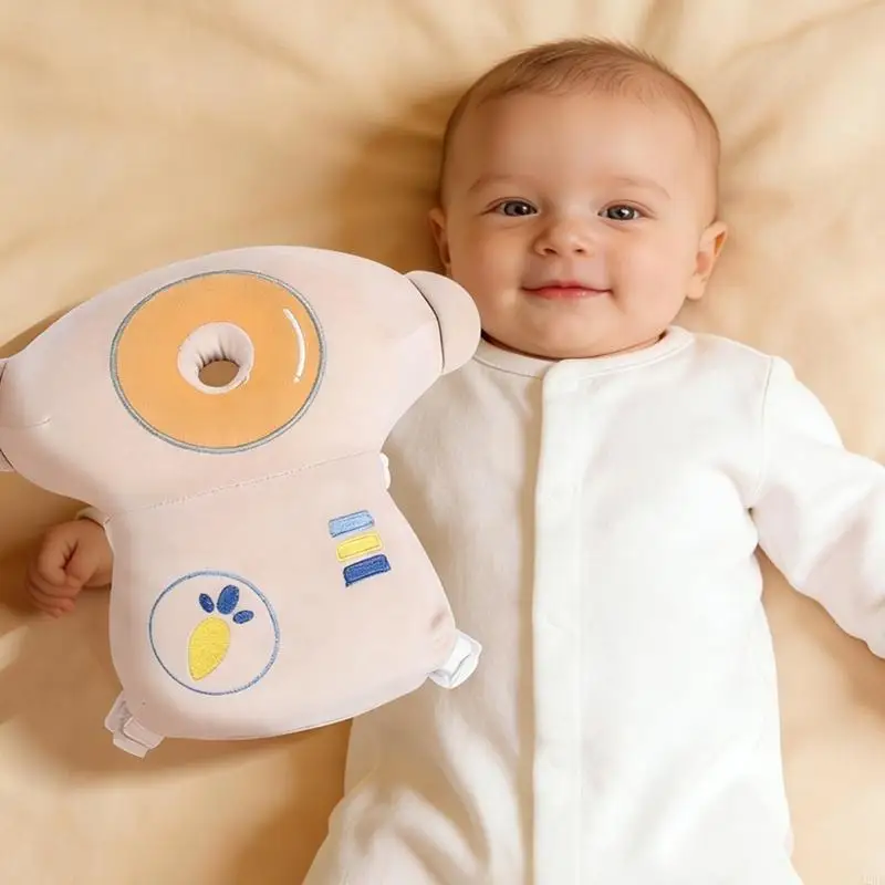 Adjust Baby Head Support Pillow Lightweight And Soft Prevents Injuries For Safe Crawling Walking And Running A2UB
