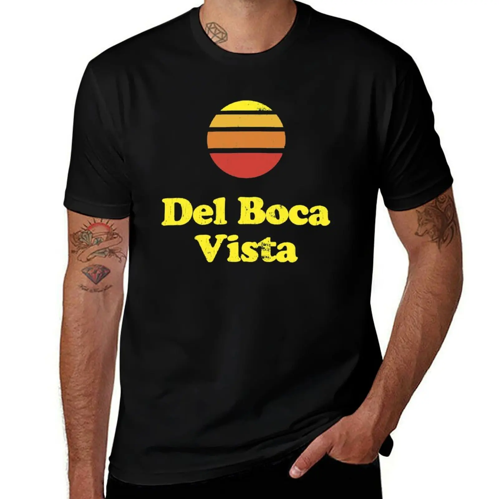 Del Boca Vista T-Shirt Casual Work Wear T-Shirt