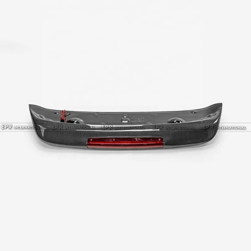 Becquet arrière SPON en bec de canard avec feux de freinage pour HONDA EK CIVIC, en Fiber de carbone de haute qualité, nouvel arrivage