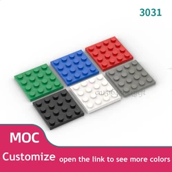 100pcs Assembles Particles 3031 Thin Figures Bricks 4x4 Dots For Building Blocks Parts DIY Educational Creative Size