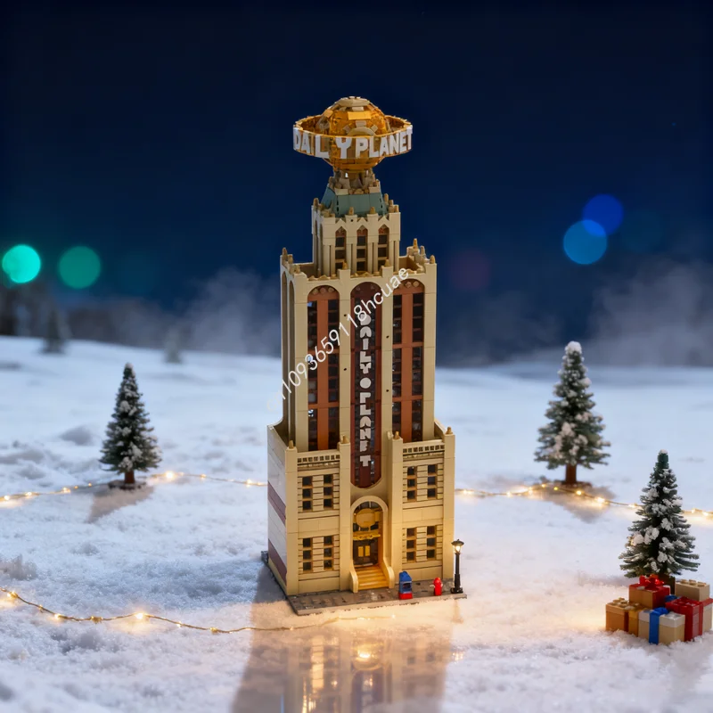 

5000pcs MOC The Daily Planet Super Heroes DCD Model Building Blocks DIY Toys Creative Idea Christmas Gifts Brick Kids Birthday