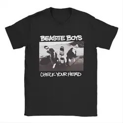 Men T-Shirts Beastie Boys Leisure Pure Cotton Tees Short Sleeve T Shirt O Neck Clothing 4XL 5XL 6XL