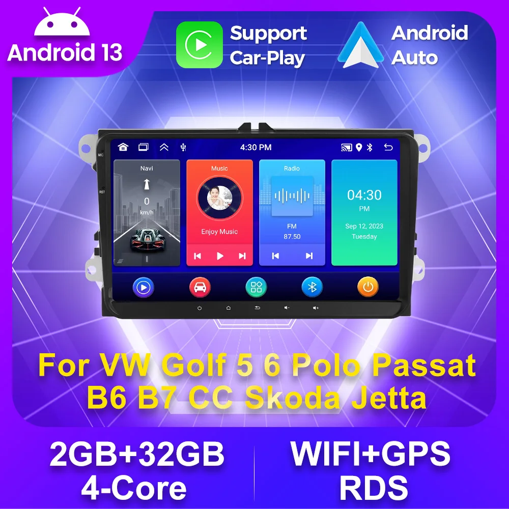 

Android Screen for VW Volkswagen Golf Polo Skoda Rapid Octavia Tiguan Passat Amarok Car Stereo Multimedia Video GPS Carplay WIFI