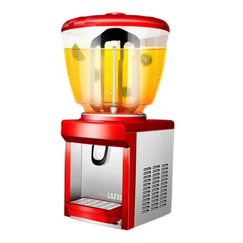 Machine à Boissons Froides à Intervalles Simples de 25l, Mixeur Commercial de 220V, pour Buffet, Lait, Thé et Jus