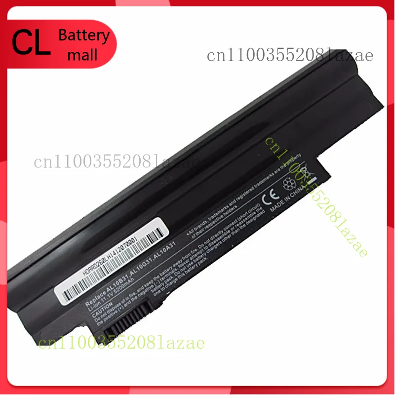 

6-элементный аккумулятор для ACER Aspire one 522 722 D255 D255E D260 D270 AL10A31 AL10B31