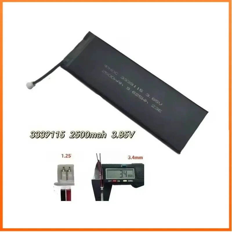 3339115 Battery for NuPhy Air75 V1 V2 Air60 Air96 V2 60HE Low Profile Mechanical Keyboard Lithium Battery