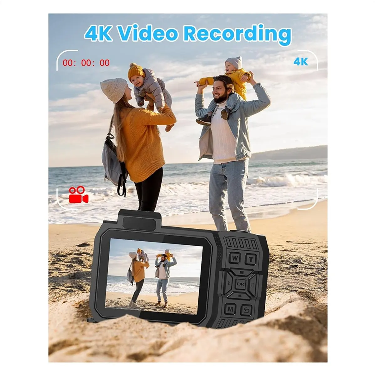 【a21z】-fotocamera-impermeabile-4k-65mp-subacquea-con-scheda-da-64gb-nera