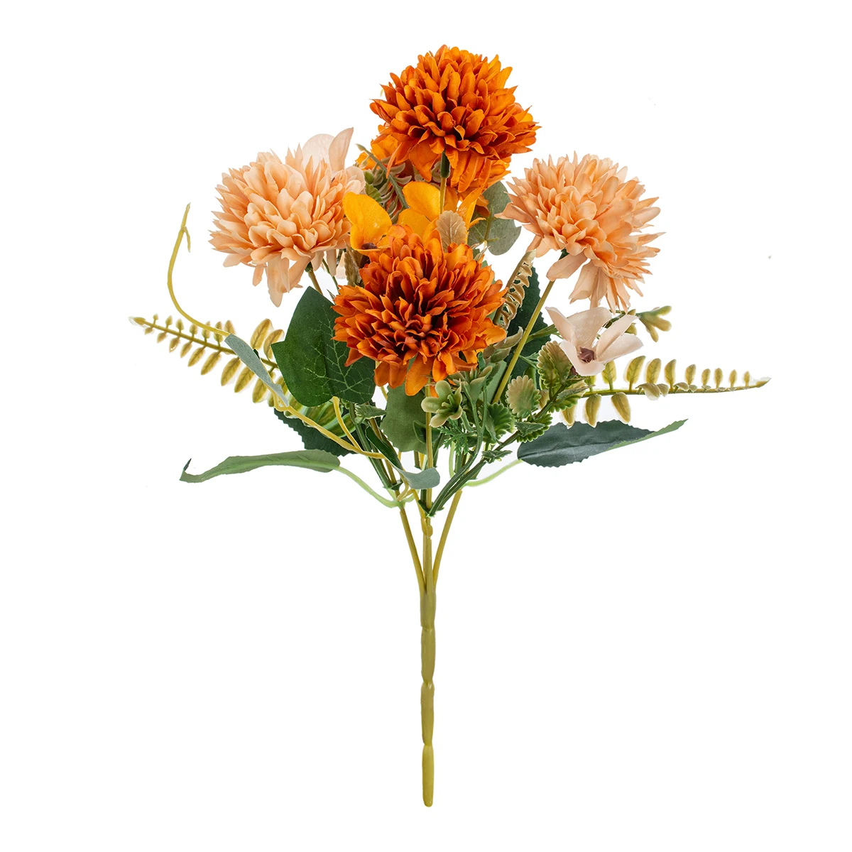 

Artificial Flowers Silk Ball Chrysanthemum Home Room Decor Vase Outdoor Yard Garden Wedding Bridal Bouquet Festival Diy Gift Box