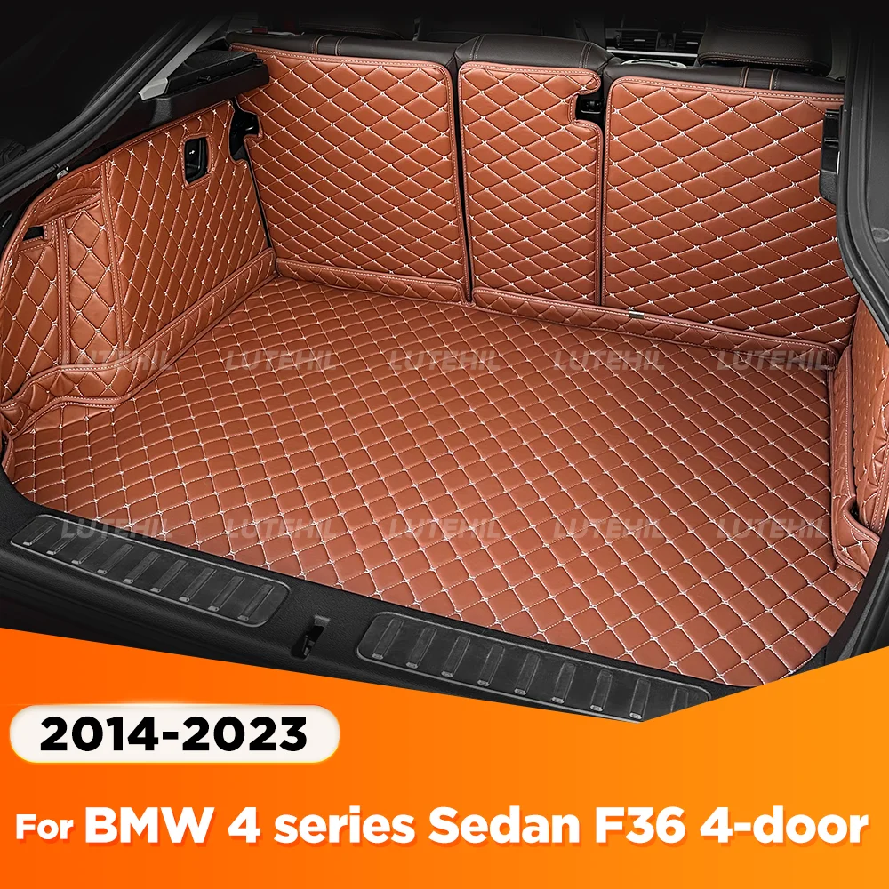 For BMW 4 Series Sedan F36 4-door 2014-2023 22 21 20 19 18 17 16 15 Auto Full Coverage Trunk Mat Car Cargo Liner Accessories