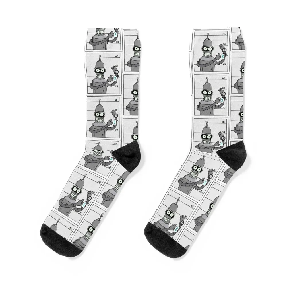 

anime Socks gift colored with print hip hop Men's Socks Women's