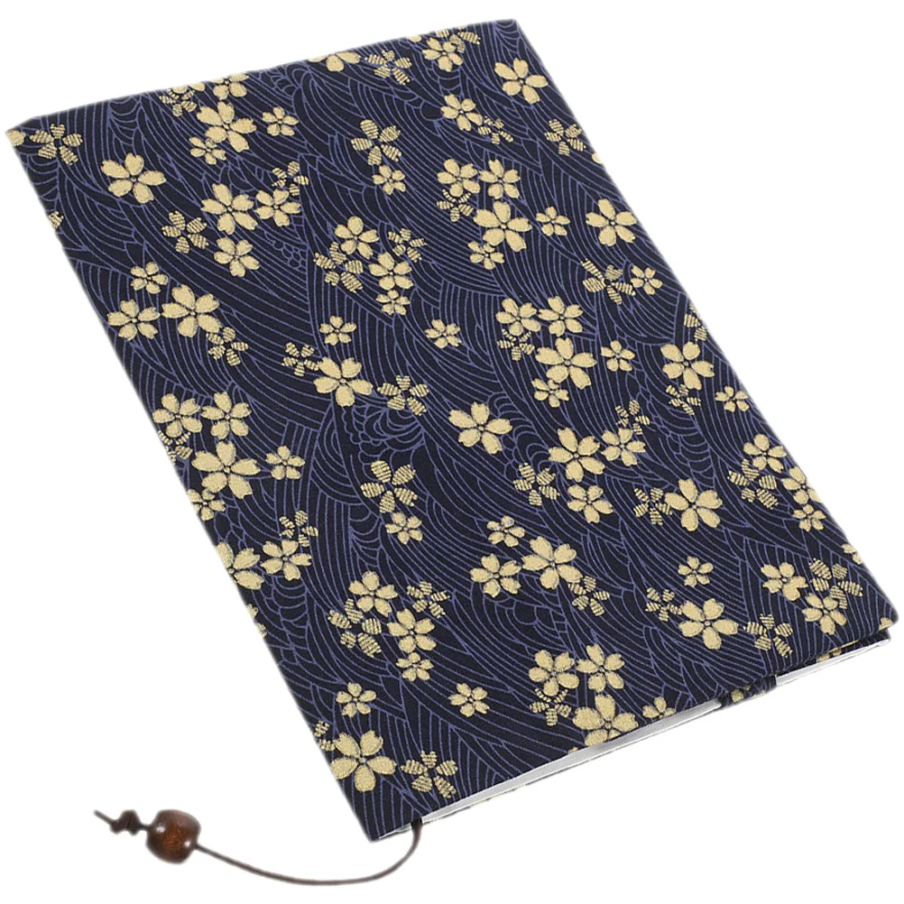 Fabric Book Cover Sleeve Retro Printing for Hardcover Books Reusable Protective Book Sleeve Diary Covers