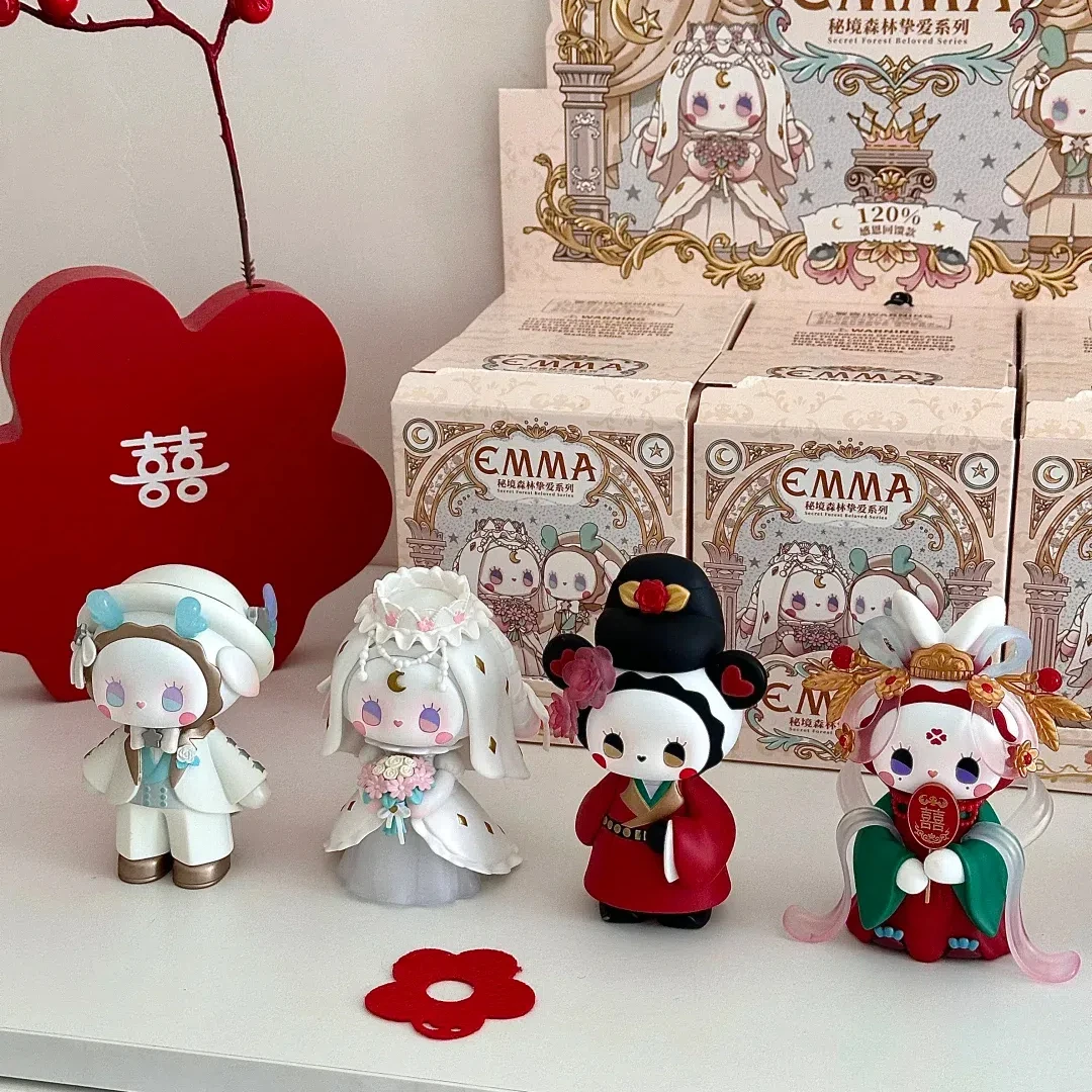 

Cute Emma Secret Forest Beloved Series Blind Box Cartoon Anime Originality Desktop Decorations Ornament Mystery Boxes Doll Toy