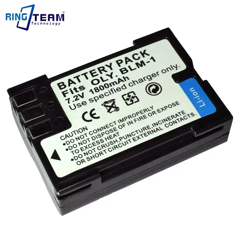 Battery Pack PS-BLM1 BLM-1 for Olympus CAMEDIA C-5060 Wide Zoom C-7070 C-8080 E-1 E-3 E-30 E-300 E-330 E-500 E-510 E-520 Cameras