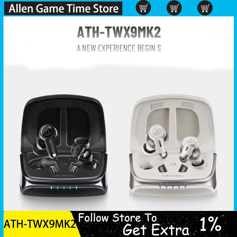 Audio-technica Ath-twx9mk2 True Wireless Bluetooth Earbuds Pure Motion Driver