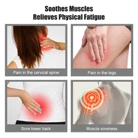 EMS Cervical Spine Massager Mini Electric Neck Massager Tens Low Pulse Neck Back Body Muscle Stimulator Arm Leg Relaxation Pads 2