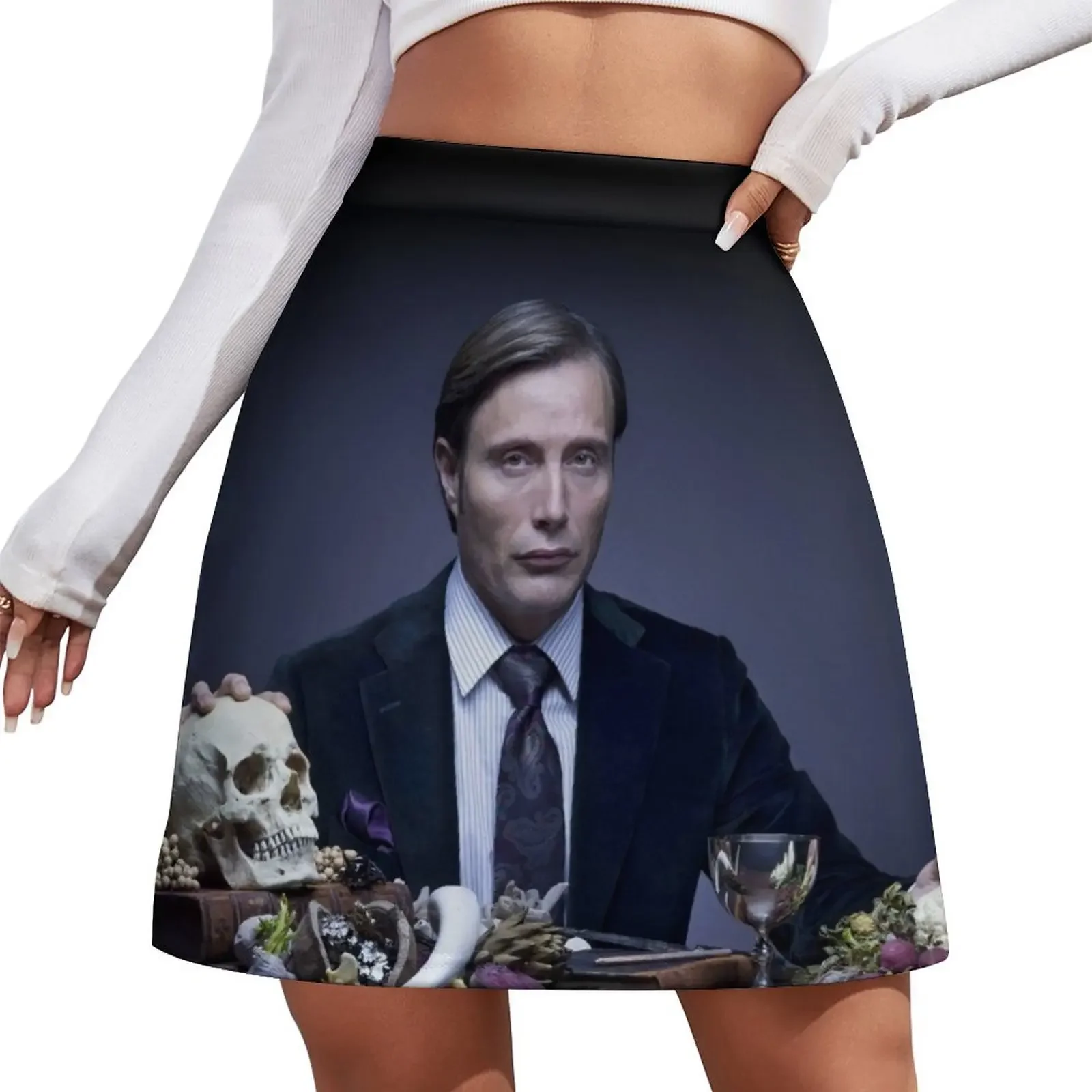 

Mads Mikkelsen hannibal Mini Skirt Clothes for summer elegant social women's skirts Miniskirt woman short skirt for women