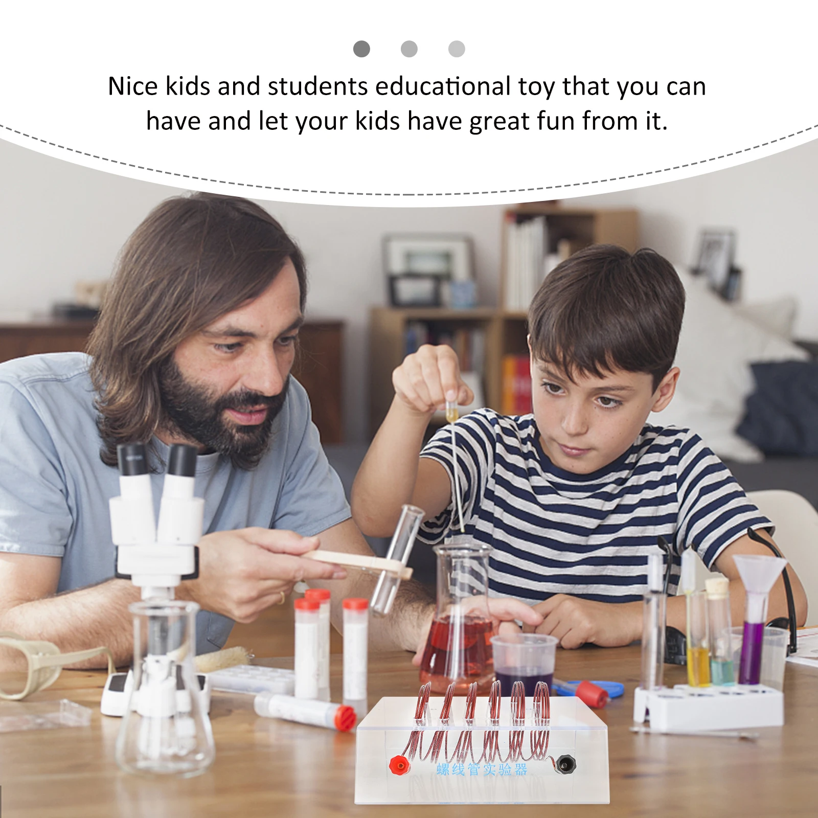 

Creative Kids Science Educational Physics Teaching Tool Solenoid Science Experiment For Children Students Teaching Solenoid