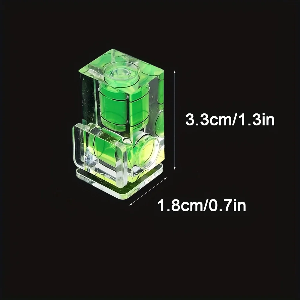 1Pc, 2Pcs Camera-Specific Bubble Level Two-Dimensional Bubble Level Leveling Tool