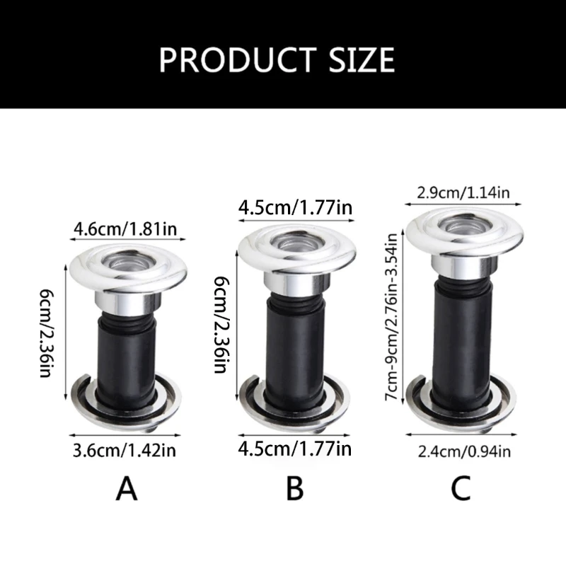 Thiết bị xem cửa ninh gia đình có camera Góc rộng Lỗ nhìn trộm Giám sát tại nhà Thiết bị xem mắt cửa để cải tiến Gia đình Thả