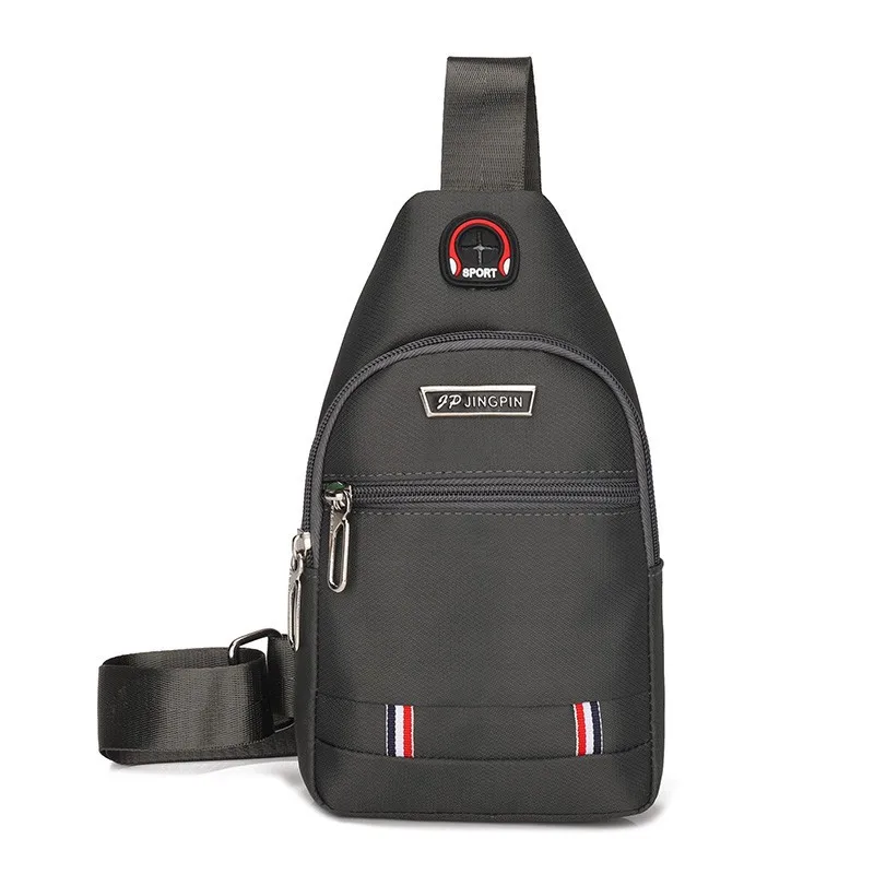 Chest Bag for Men Summer New Korean Style Crossbody Casual Oxford Cloth Single-Shoulder Bag
