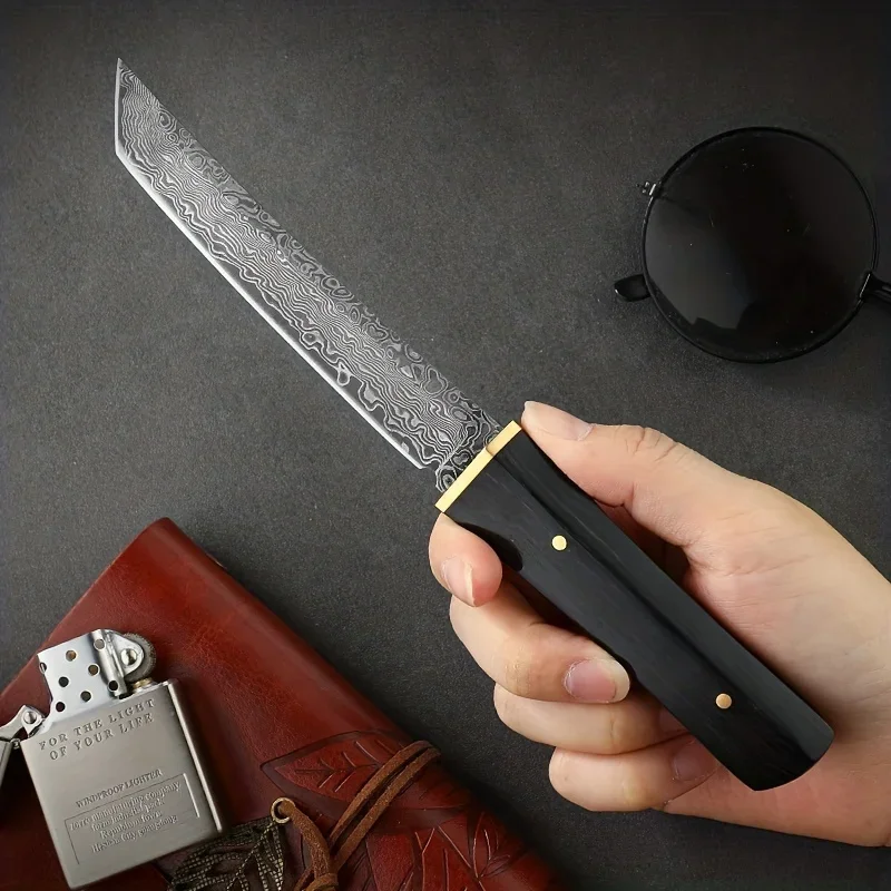 

Damascus Steel Fruit Peeler Knife Surgical Sharpness Vegetable Slicer for Kitchen Lightweight Anti-Slip Handle Home Tool