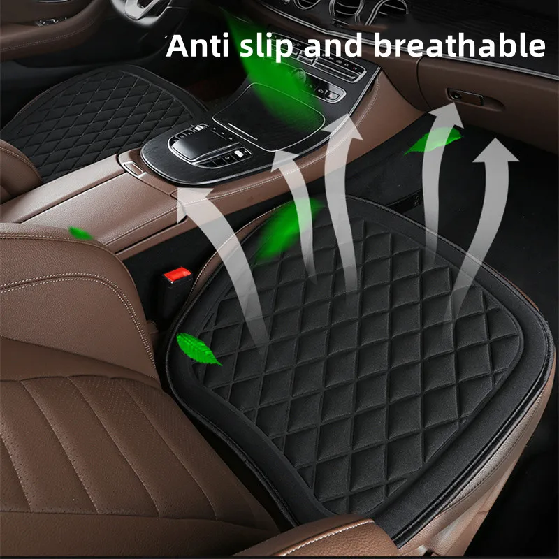 

New Car Seat Cushion Driver Seat Cushion with Comfort Memory Foam Non-Slip Rubber Vehicles Office Chair Home Car Pad Seat Cover