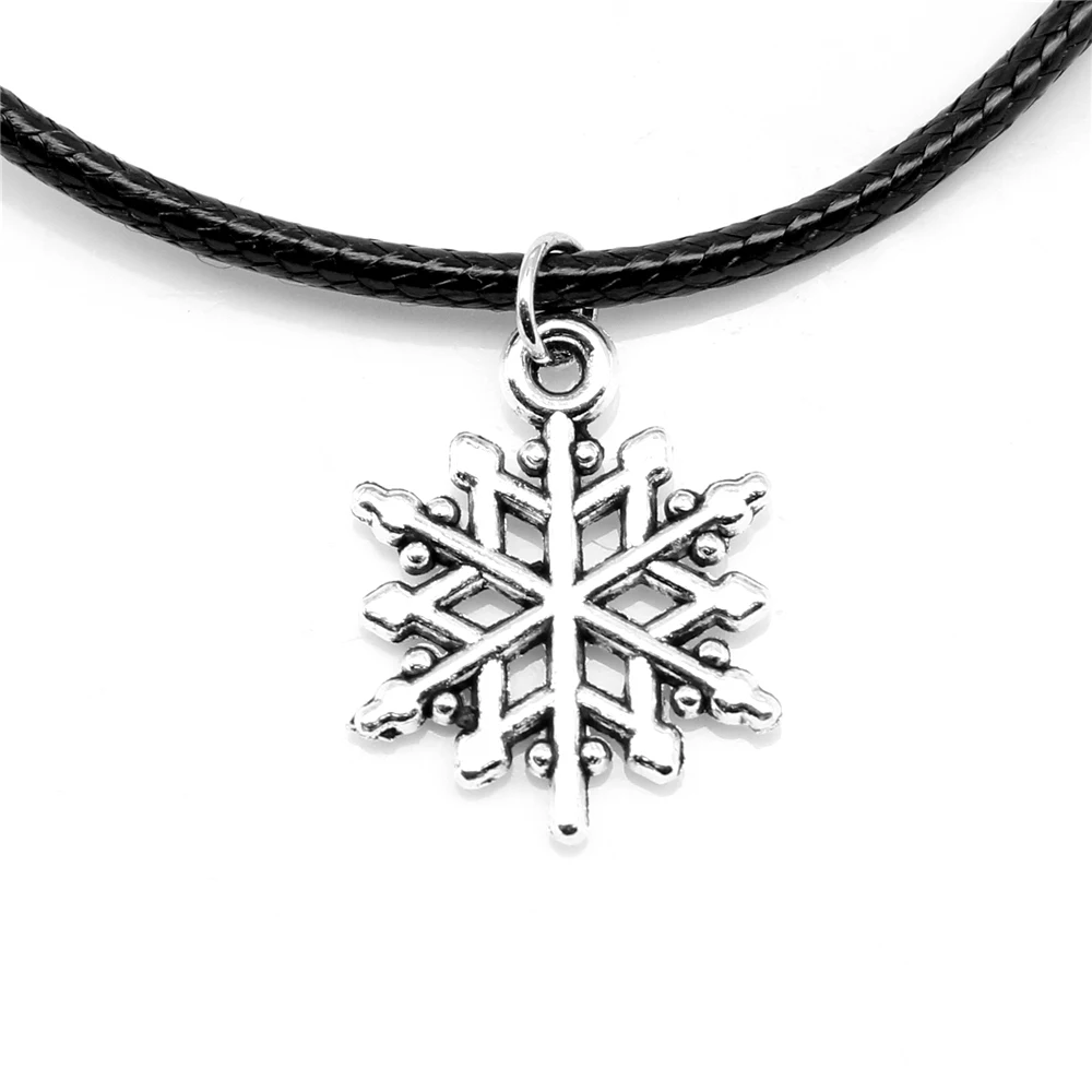 1 Piece Snowflake Choker Neck Body Jewelry 15x19mm