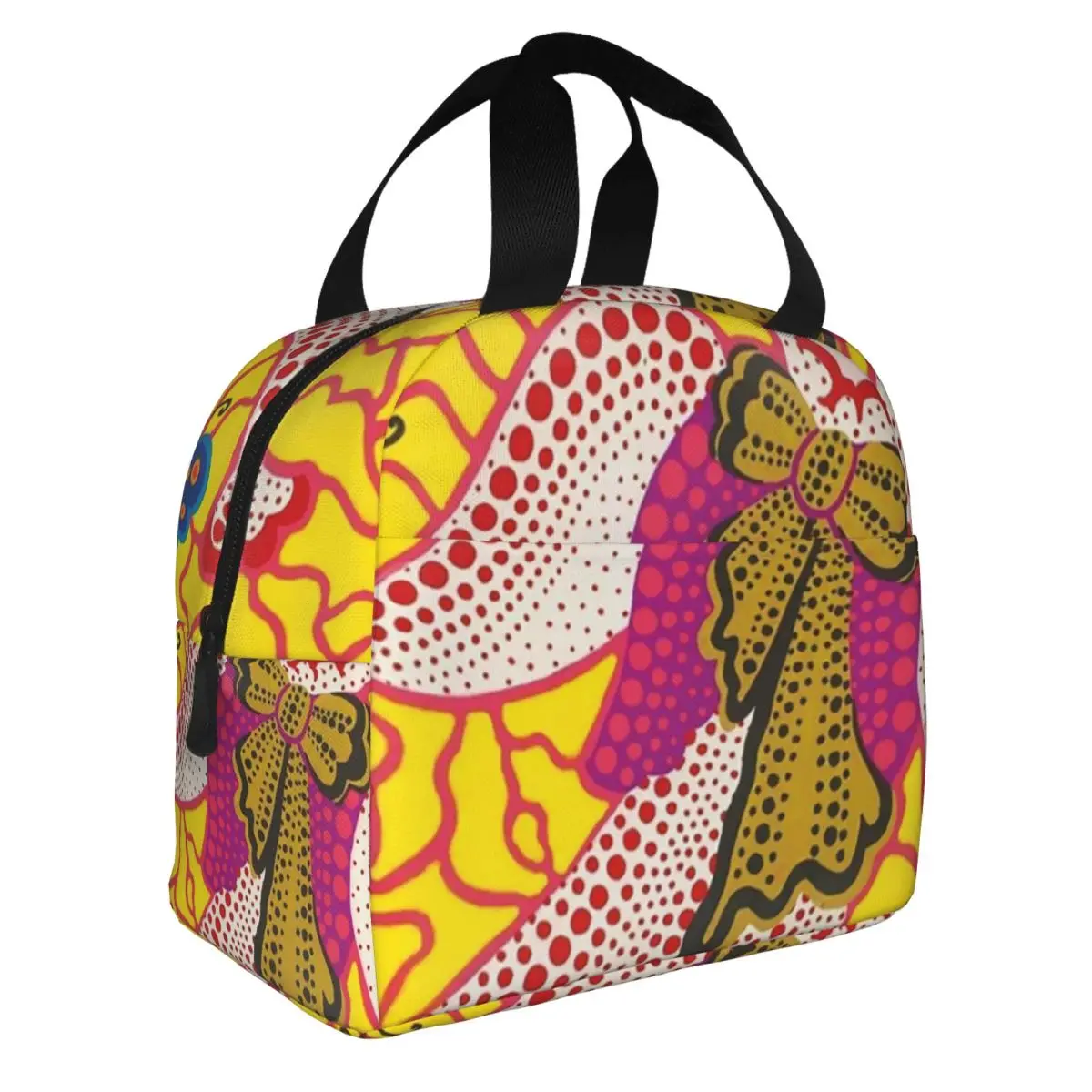 Yayoi Kusama Artist Lunch Bag Men Women Warm Cooler Insulated Lunch Boxes for Office
