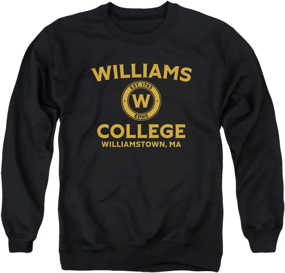 LOGOVISION Williams College Official Circle Logo Unisex Adult Crewneck Sweatshirt