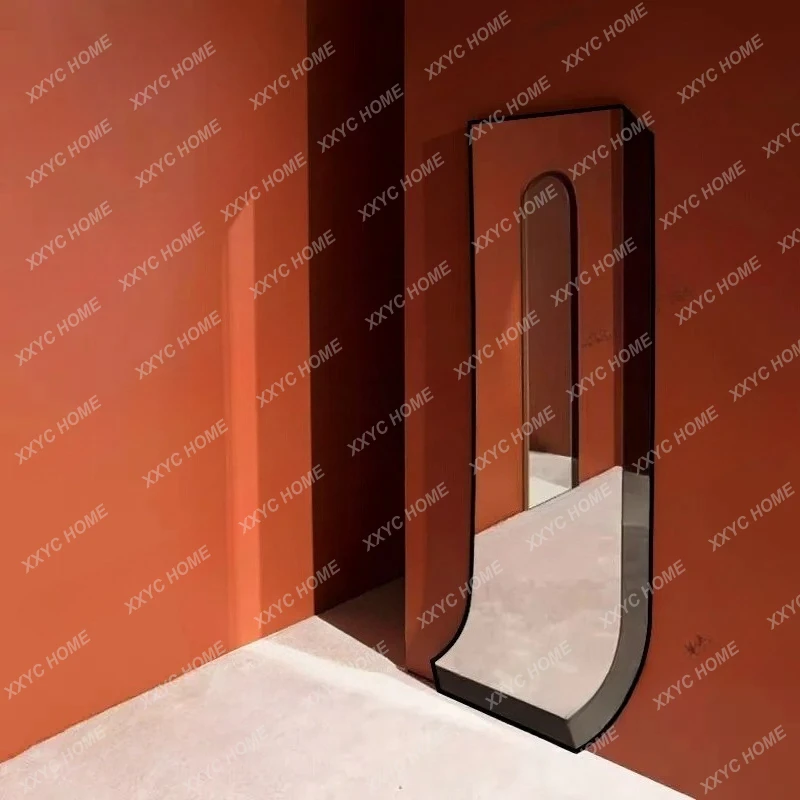 X-S full-length mirror wall hanging wall creative irregular mirror HG