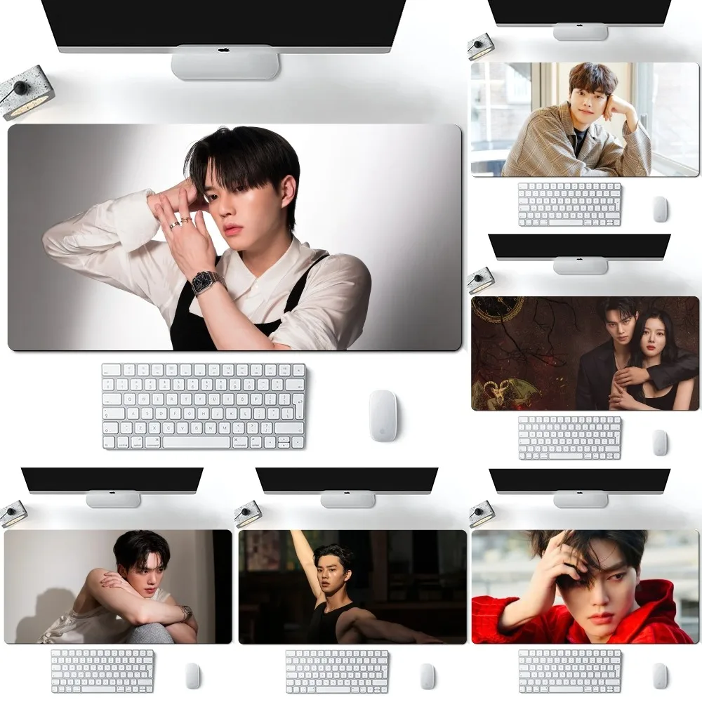 שחקנים קוריאנים לשיר kang mousepad מחשב נייד גיימר משטח מחשב נייד גיימרים שולחן עבודה מחצלות