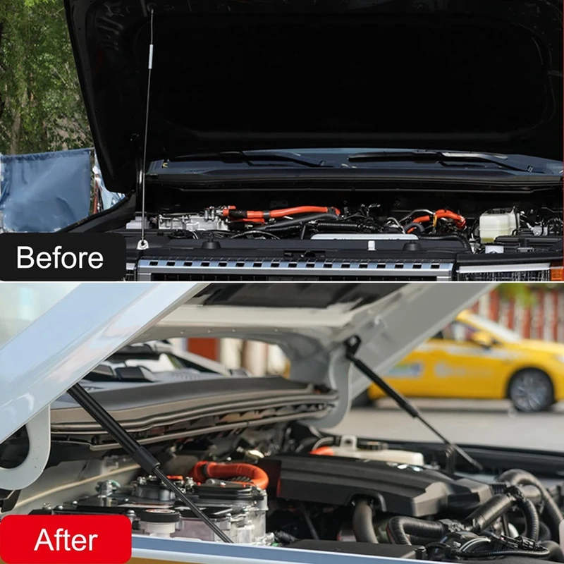 لتويوتا برادو LC250 2024 2025 غطاء المحرك الأمامي يدعم دعامات غطاء المحرك والصدمات الينابيع المخمدات جاك الهيدروليكي #6