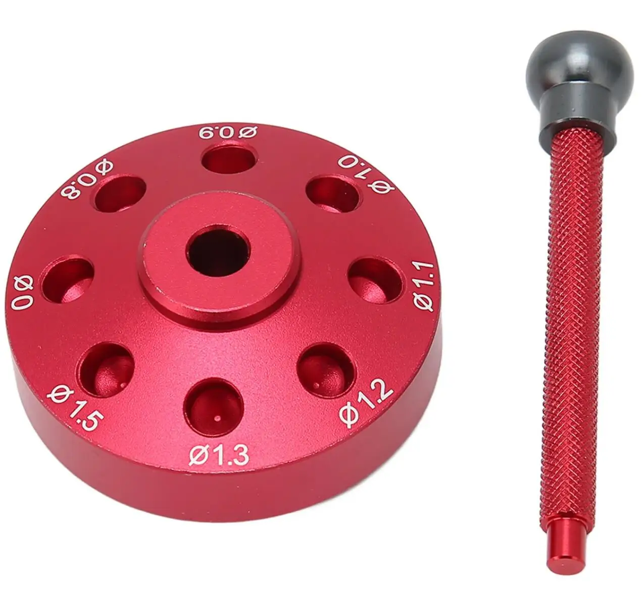 Watch Hands Fitting Setting Presser Pusher Setter with 8 Accessory Alloy Steel Watch Needle Holder Watch Repair Tool Watchmaker