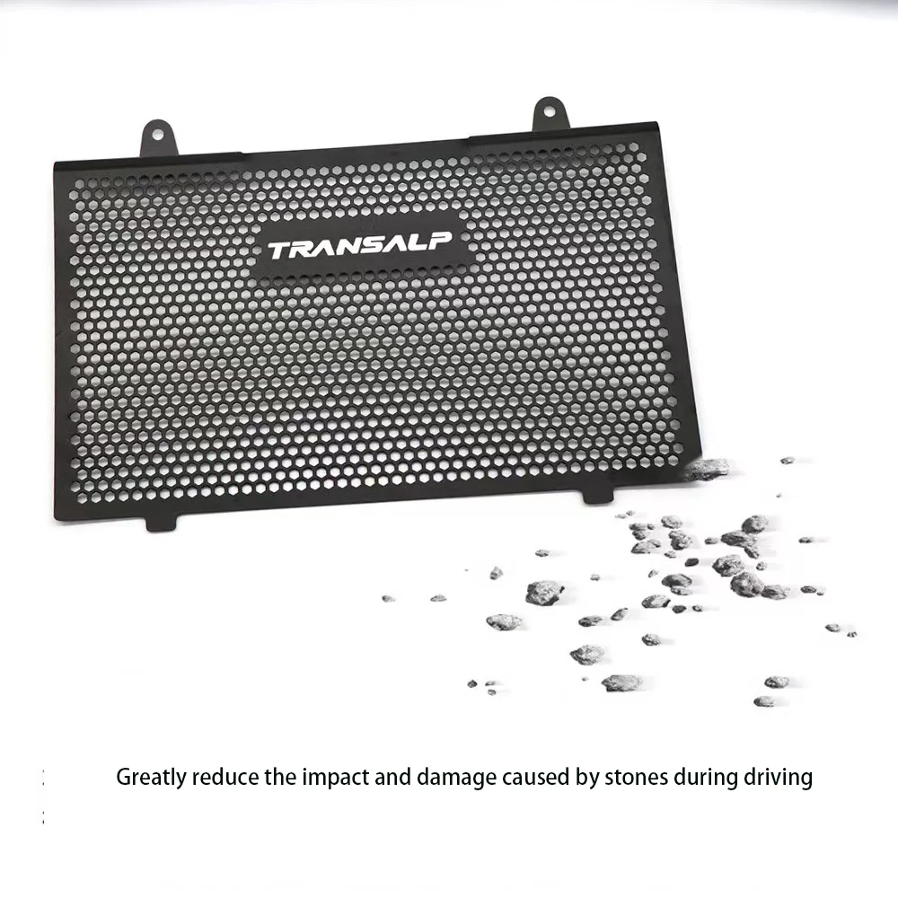 Suitable for Honda TRANSALP XL750 2023 modified water tank net shield radiator water cooling protective net shield accessories